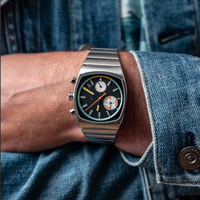 Ciloa Black Square montre homme sport haute qualité lumière luxe cadeau personnalisable montre à quartz