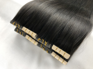 Extensiones de Cabello con Cinta Adhesiva Invisible de Alta Calidad, Cabello Ruso con Cutícula Intacta, Extensiones de Cabello Humano con Cinta Inyectada - Product Image 2