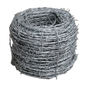 Fil de fer barbelé galvanisé de 3 mm de diamètre, en bobine, prix au kg, longueur par rouleau, vente en promotion - Product Image 1