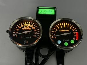 Meilleur choix tableau de bord numérique pour moto pour <span class=keywords><strong>Suzuki</strong></span> GN <span class=keywords><strong>125</strong></span> GN125 <span class=keywords><strong>Intruder</strong></span> <span class=keywords><strong>125</strong></span> ED style Brat Cafe Racer - Product Image 6