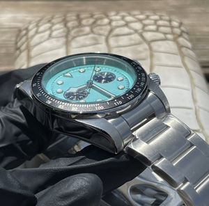 Regalos de Navidad, Reloj de Pulsera Deportivo de Lujo con Movimiento de Cuarzo, 42 mm, Acero Inoxidable, Zafiro, Luminoso, Resistente al Agua, Relojes de Marca de Lujo - Product Image 4