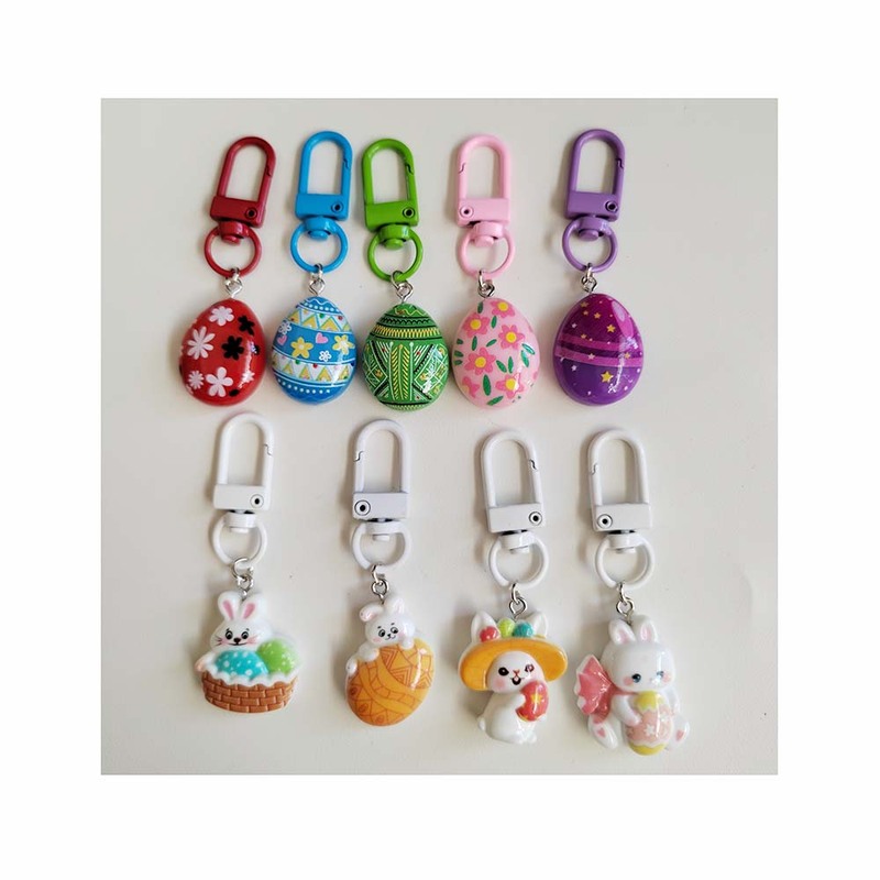 100Pcs Easter Themed Colorful Eggs Rabbit