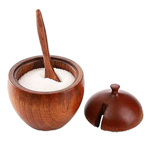 Boîte à sel artisanale en bois, neuve, vintage, de qualité supérieure, fabriquée à la main - Product Image 1