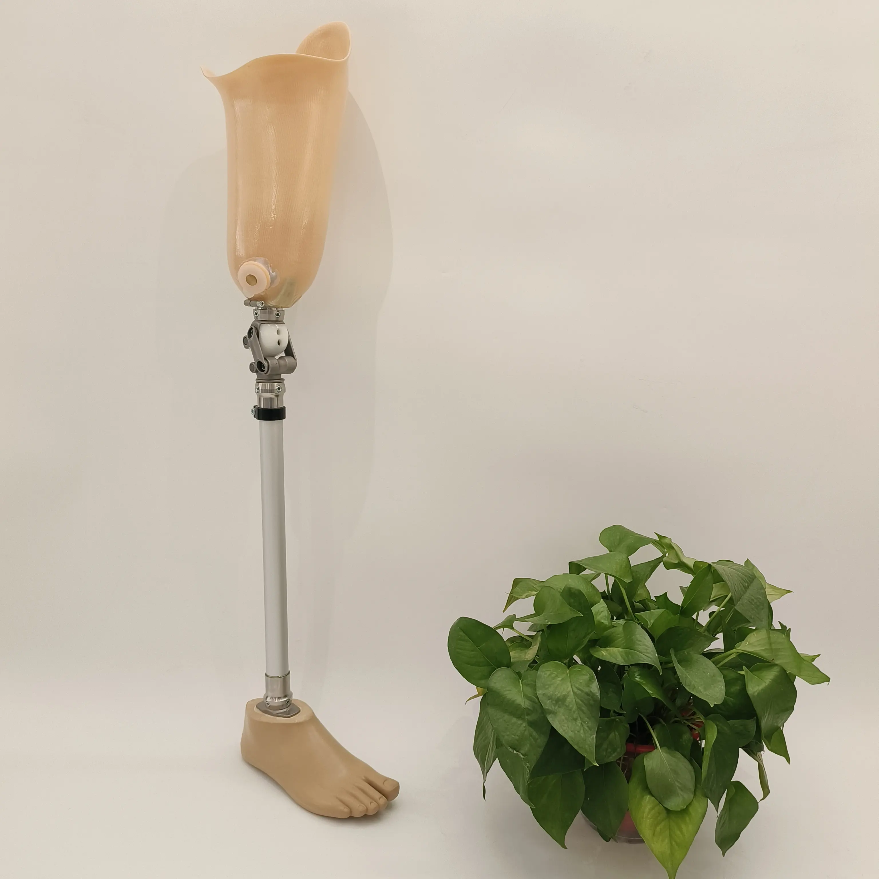 kundenspezifische künstliche gliederteile prothesen-orthotik über knie edelstahl ak beinprothesen-handel