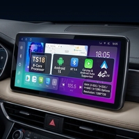 Radio Multimedia Universal para Auto con 4G, WiFi, GPS, Navegación, Android Auto, Unidad Principal, DSP, Audio de Alta Resolución, Pantalla OLED RGB de 12.3 Pulgadas Integrada