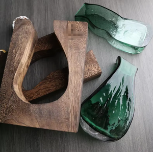 202509 사용자 정의 나무 꽃병 개인화 된 꽃 홀더 예술적 꽃병 친환경 가정 장식 - Product Image 5