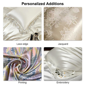 Индивидуальная упаковка, этикетки, вышивка марки 6A 22 мм Блестящий шелковый наволочка Чистый органический натуральный шелк наволочка - Product Image 5