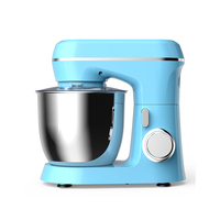Mixeur électrique pour aliments, appareils de cuisine, avec support de 4,5 l, bol en acier inoxydable,