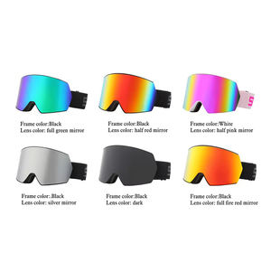 מכירה חמה בסיטונאי במלאי לשני המינים גוגל סקי סנובורד משקפי ספורט משקפי שלג מותאמים אישית משקפי סקי - Product Image 2
