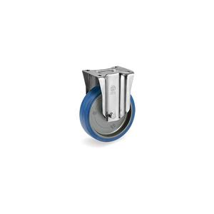 TELLURE ROTA - 735106 Sigma Roues élastiques en caoutchouc, polyamide 6 centre, support fixe type NL-largeur de roue 50mm, ø 200 mm (Qté - Product Image 1