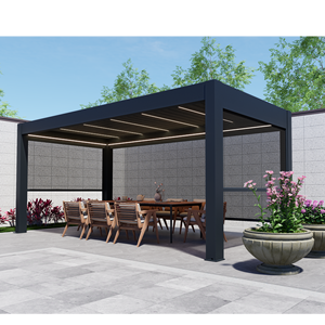 Hanrui esterno motorizzato feritoia luce LED <span class=keywords><strong>per</strong></span> Patio esterno Pergola Gazebo & padiglione con <span class=keywords><strong>staffe</strong></span> e supporti compositi - Product Image 4