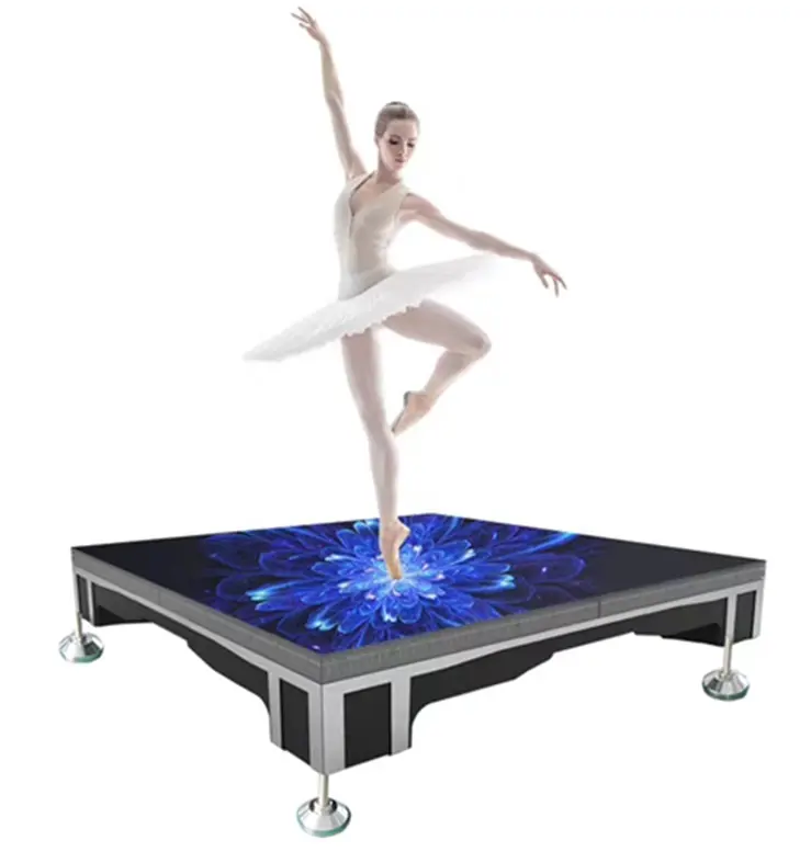 Heiße Produkte 3D-LED-Bildschirm P3.91 P4.81 Tanzfläche LED-Anzeige Bühne Video Boden fliese