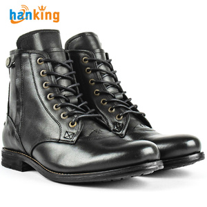 2022 Người Đàn Ông Khởi Động Mùa Thu Tinh Tế Zip Mắt Cá Chân Handmade Vòng Toe Thấp Gót Nam Giày Da Thời Trang Ngắn Gọn Giải Trí Thiết Kế Khởi Động - Product Image 6