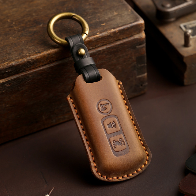 Suitable for PCX160 Motorcycle Key case LEAD125 SH300 NS110R Remote Control Leather Protective Cover