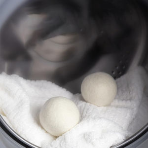 Confezione di prodotti per la casa di 8 palle di <span class=keywords><strong>lana</strong></span> essiccatore <span class=keywords><strong>ammorbidente</strong></span> naturale accorciare il tempo di asciugatura ridurre statico e rughe - Product Image 4