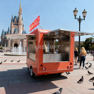 Remorque multifonctionnelle pour la restauration en plein air, chariot mobile de vente ambulante, chariot personnalisé pour les boissons à bulles, les collations, les bonbons, les chips, camion de nourriture - Product Image 1