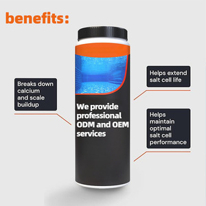 Limpiador de células Salinas para piscinas de <span class=keywords><strong>agua</strong></span> <span class=keywords><strong>salada</strong></span> Agente químico auxiliar para ayudar a reducir la acumulación y apoyar la función del generador - Product Image 2