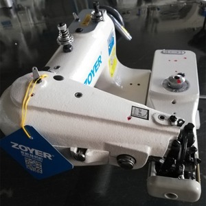 Máquina de Coser Industrial Zoyer ZY 601 de Una Aguja, Tipo Cadena, Puntada Invisible, Recortadora de Bordes, Semiautomática, de Base Plana - Product Image 2