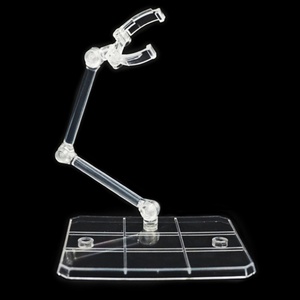 Support de figurine articulée en plastique transparent personnalisable, style mobilier moderne, impression sérigraphique, pour exposition uniquement - Offre Spéciale - Product Image 2