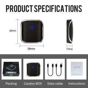 Mini adaptateur sans fil 2-en-1 prend en charge Android Auto Carplay WiFi6 Bluetooth 5.4 Plug and Play Installation facile - Product Image 6