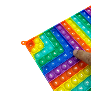 Bán buôn phía trước 12x12 trở lại 12 + 12 nhân Ngoài ra Toán Học trò chơi toán học tập Silicone Pop Fidget Đồ chơi giáo dục - Product Image 6