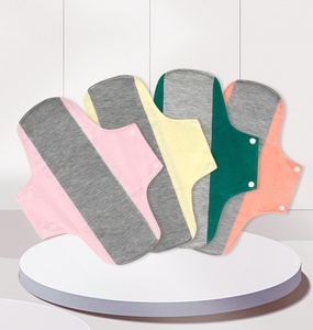 Yeniden kullanılabilir düz renk grafen kumaş sıhhi peçete yıkanabilir konfor nefes adet pedi - Product Image 1