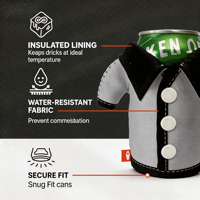 Housse isotherme pliable en néoprène pour canettes de bière, soda, boissons énergisantes, en forme de t-shirt, support OEM