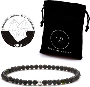 <span class=keywords><strong>Bracciale</strong></span> BERGERLIN <span class=keywords><strong>in</strong></span> Vera Pietra Naturale con Perla <span class=keywords><strong>in</strong></span> Argento Sterling 925 Modello BL-20 Prodotto <span class=keywords><strong>in</strong></span> Cina Unisex con Certificato di Autenticità - Product Image 2
