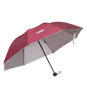 Parapluie pliant personnalisé promotionnel abordable pour les salons professionnels, prix d'usine - Product Image 2