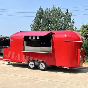 Mobile Bar BBQ Food Trailer popsicle ice cream vending carts With USA Standard