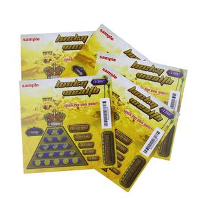 <span class=keywords><strong>Prix</strong></span> de gros Récompenses pour données variables Bons personnalisés coupons impression de billets de loterie à gratter - Product Image 1