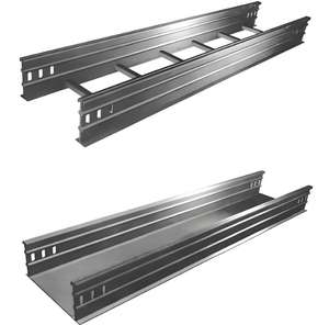 Plateau de câbles en acier robuste pour câbles électriques de grande capacité dans les usines industrielles, les chantiers de construction et les centrales électriques - Product Image 4