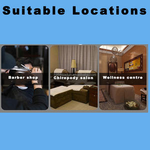 Sillón de Peluquería de Alta Gama, Giratorio y Reclinable, Estilo Retro, para Barbería, Tienda de Moda - Product Image 4