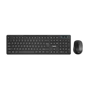 GT-Kb277GCM Havit Set Keyboard dan Mouse Nirkabel Kombinasi 104 Tombol Portabel untuk Komputer Tablet Pc