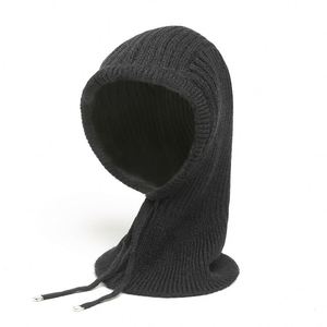 Gorros Balaclava de Moda para Mujer, Unisex, Tejidos, con Capucha, Color Sólido, Ajustables, Elásticos, para Invierno 2026 - Product Image 2
