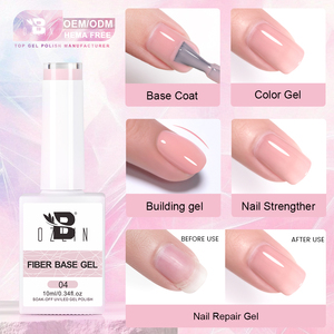 Bozlin 10ml ไฟเบอร์ซ่อมเล็บแตกเจลต่อเล็บไฟเบอร์กลาส12สีไฟเบอร์ - Product Image 1