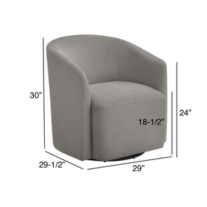 Luxury Modern French Design <b>Dining</b> Table Set Tufted Barrelback Fabric <b>Armchair</b> for Home Office Bedroom Furniture for Living Room - Product Image 3