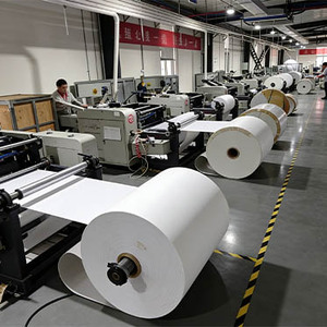 55gsm Thermal Paper Jumbo Roll 795mm x 8000m Mother Roll BPA Free Virgin Pulp For POS ATM Slitting and Converting - Product Image 1
