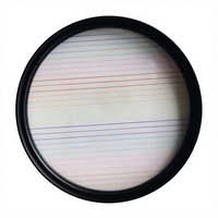 Filtre miroir Starlight coloré brossé 77 mm Effets spéciaux Objectif macro super grand angle pour téléphone et appareil photo reflex numérique professionnel