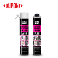 Adhésif en mousse de polyuréthane monocomposant GNS en spray pour l'installation de portes en bois, la construction et les applications générales de menuiserie