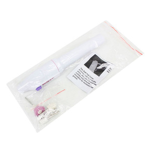 Mini lima eléctrica para decoración de uñas con 5 cabezales reemplazables para manicura y pedicura - Product Image 4