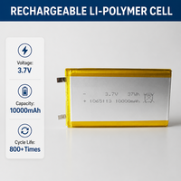 Batterie au lithium polymère HW 3.7V 10000mAh 10Ah 1065113 avec certifications CE RoHS UN38.3 pour enceinte Bluetooth et batterie externe