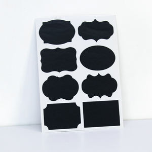 Etiqueta de pizarra de vinilo, pegatina de reposición extraíble, autoadhesiva, impermeable, PVC, decoración mate - Product Image 1