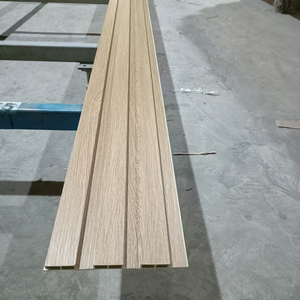 PVC Panel tường Bảng điều khiển màu trắng trang trí nội thất Tùy chỉnh màu WPC Panel tường hàng rào anel Ốp - Product Image 4