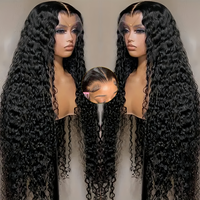 Perruque frontale en dentelle HD transparente intégrale sans colle 13x4 en gros, cheveux vietnamiens bruts, cuticules alignées, perruques de cheveux humains vierges pour femmes