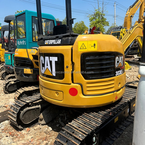 Second hand Caterpillar 303CR Compact Excavator used 3t <b>Small</b> Digging Machine CAT 303CR with Rubber Track Open Cabin - Product Image 3