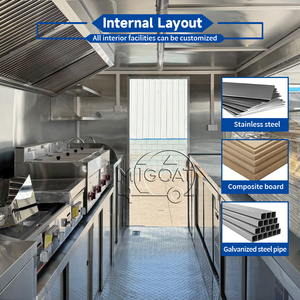 Food Truck Mobile per Caffè e Cibo con Cucina Completa in Vendita per Festival Musicali ed <span class=keywords><strong>Eventi</strong></span> Pubblici - Product Image 3