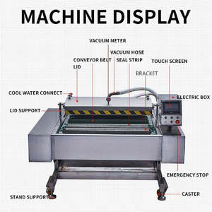 เครื่องบรรจุภัณฑ์สูญญากาศแบบฟิล์มขวดแก้วและกระป๋องอัตโนมัติ DZ-1000 ความแม่นยำสูง 1860*705*965 มล. ใช้ไฟฟ้า สำหรับบรรจุภัณฑ์เคมี - Product Image 6
