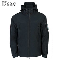 KMS personnalisé vente en gros en plein air respirant coupe-vent imperméable Softshell Parka Combat hommes veste tactique Chaqueta tactique