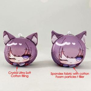 Vente en gros de coussins en peluche en coton PP personnalisés avec impression double face, dessins animés, anime, Manjuu, avec votre design - Product Image 6